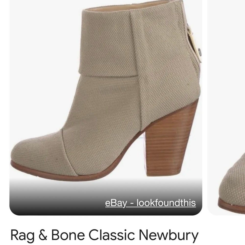 Rag & Bone Newbury Canvas Booties - image 7